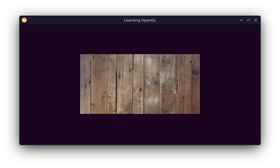 Texture rendered onto square